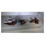 lot of 3 antique die-cast pencil sharpeners