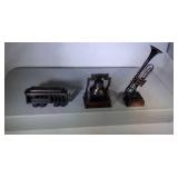 lot of 3 antique die-cast pencil sharpeners