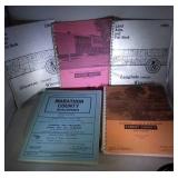 lot of 5 Wisconsin county plat books