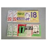 1942 Milwaukee bus passes
