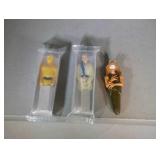 lot of 3 Star Wars figure pens - 2 in box
