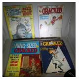 lot of 4 Cracked comic magazines