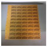 U.S. MNH 3 cent stamp sheet