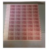 U.S. MNH 3 cent stamp sheet