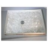 lot of Quartz crystals - quarter shows for scale