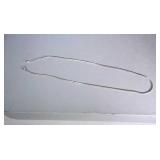 sterling silver 16 inch snake necklace