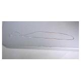 sterling silver 18inch box necklace