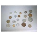 lot of 20 foreign coins