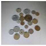 lot of 20 foreign coins