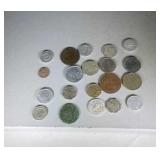 lot of 20 foreign coins