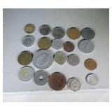 lot of 20 foreign coins