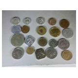 lot of 20 foreign coins