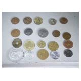 lot of 20 foreign coins