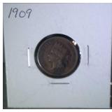 1909 Indian head penny