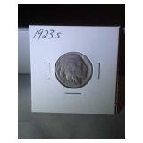 1923 S Buffalo nickel