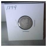 1899 Barber Dime