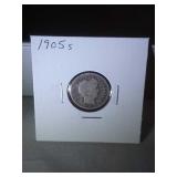 1905 S Barber Dime