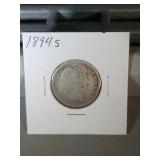 1894 S Barber Quarter