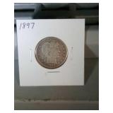 1897 Barber Quarter