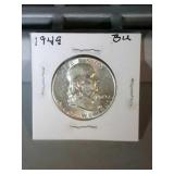 1949 Franklin half - BU