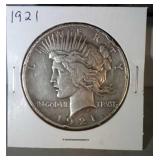 1921 Peace Dollar