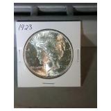 1923 Peace Dollar CH BU