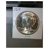 1924 Peace Dollar CH BU