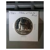 1986 S Statue of Liberty proof half dollar