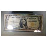 1935 A $1 silver certificate - North Africa note