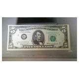 1969 $5 FRN - Chicago - CU