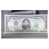 1988 $5 FRN - Chicago - CU