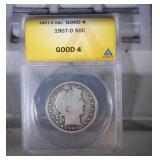 1907 D ANACS Good 4 .50