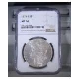 1879 S NGC MS64 Morgan Silver Dollar