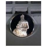 1.26 oz. sterling silver Genius of Michelangelo