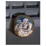 1.24 oz. sterling silver Genius of Michelangelo