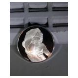 1.29 oz. sterling silver Genius of Michelangelo