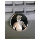 1.23 oz. sterling silver Genius of Michelangelo