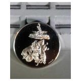 1.27 oz. sterling silver Genius of Michelangelo