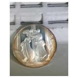 1.29 oz. sterling silver Genius of Michelangelo