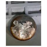 1.31 oz. sterling silver Genius of Michelangelo