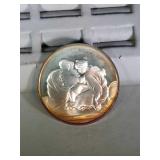 1.28 oz. sterling silver Genius of Michelangelo