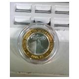 .999 fine silver $10 gaming token