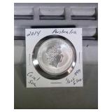 2014 half ounce .999 silver Australian Coral Sea