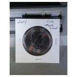 2014 1 oz. .999 fine silver Canadian Maple Leaf
