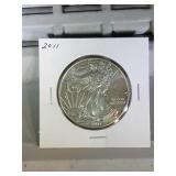 2011 1 oz. .999 fine silver American Silver Eagle