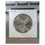 2013 1 oz. .999 fine silver American Silver Eagle