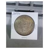 1883 O Morgan Silver Dollar