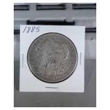 1885 Morgan Silver Dollar
