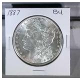 1887 Morgan Silver Dollar - BU