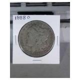1888 O Morgan Silver Dollar
